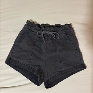 Abercrombie & Fitch Black Athletic Drawstring Shorts